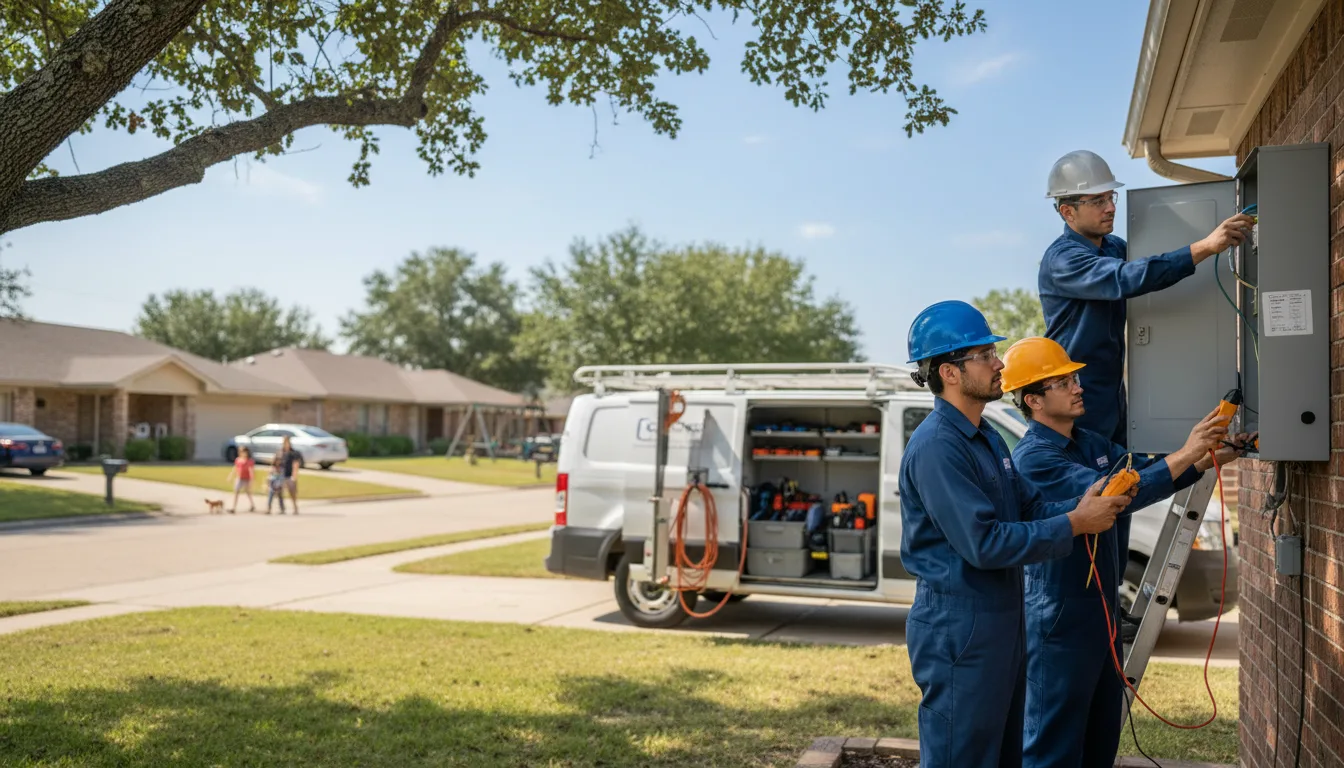 Certified electrician providing emergency electrical services in Bradleyville, MO